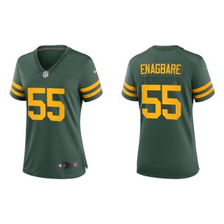 Women's Packers Kingsley Enagbare Green Alternate Game Jersey