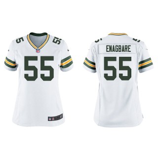 Women's Packers Kingsley Enagbare White Game Jersey