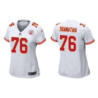 Women's Chiefs Kingsley Suamataia White Game Jersey