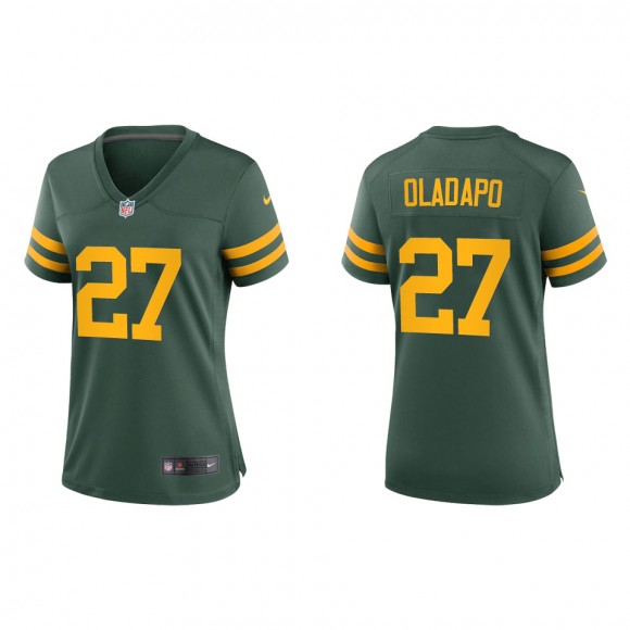 Women's Packers Kitan Oladapo Green Alternate Game Jersey