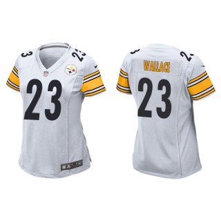 Women's Steelers Levi Wallace White Game Jersey