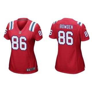Women's New England Patriots Lynn Bowden Red Game Jersey