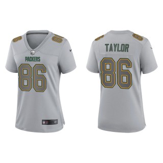 Women's Malik Taylor Green Bay Packers Gray Atmosphere Fashion Game Jersey