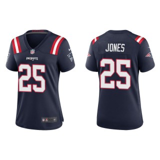 Women's New England Patriots Marcus Jones Navy Game Jersey