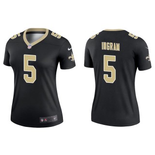 Women's New Orleans Saints Mark Ingram Black Legend Jersey
