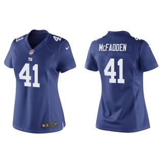 Women's New York Giants Micah McFadden Royal Game Jersey