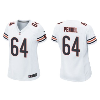 Women's Chicago Bears Mike Pennel White Game Jersey