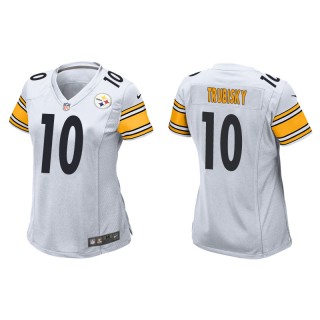 Women's Steelers Mitchell Trubisky White Game Jersey