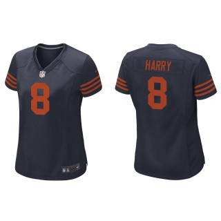Women's Chicago Bears N'Keal Harry Navy Throwback Game Jersey