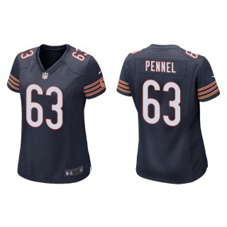 Women's Chicago Bears Pennel Navy Game Jersey