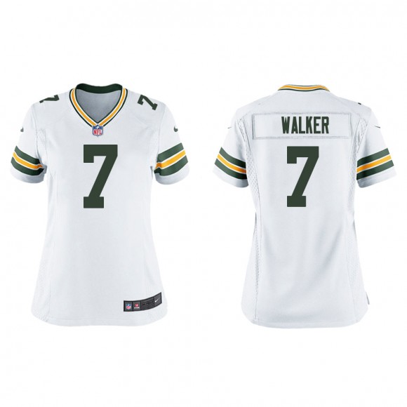 Women's Packers Quay Walker White 2022 NFL Draft Game Jersey