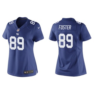 Women's New York Giants Robert Foster Royal Game Jersey