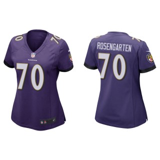 Women's Ravens Roger Rosengarten Purple Game Jersey