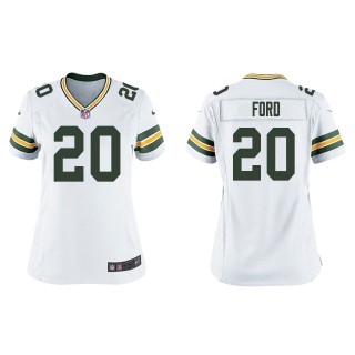 Women's Green Bay Packers Rudy Ford White Game Jersey