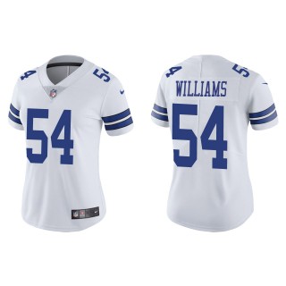 Women's Cowboys Sam Williams White 2022 NFL Draft Vapor Limited Jersey