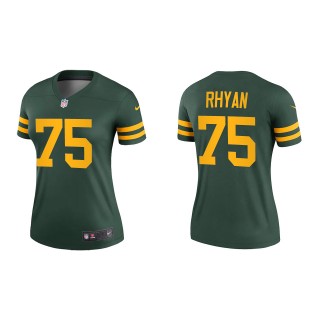 Women's Packers Sean Rhyan Green 2022 NFL Draft Alternate Legend Jersey