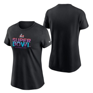 Women's Super Bowl LVI Nike Black Vibes T-Shirt