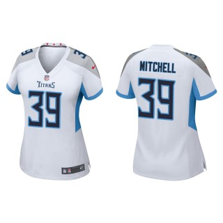 Women's Tennessee Titans Terrance Mitchell White Game Jersey