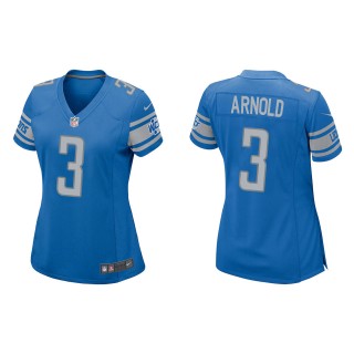 Women's Lions Terrion Arnold Blue Game Jersey