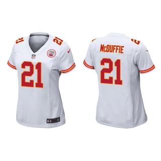 Women's Chiefs Trent McDuffie White 2022 NFL Draft Game Jersey