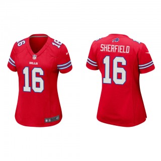 Women's Trent Sherfield Red Game Jersey