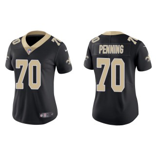 Women's Saints Trevor Penning Black 2022 NFL Draft Vapor Limited Jersey