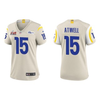 Women's Super Bowl LVI Tutu Atwell Rams Bone Game Jersey