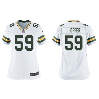 Women's Packers Ty'Ron Hopper White Game Jersey