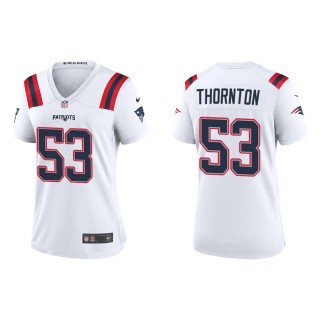 Women's Patriots Tyquan Thornton White Game Jersey