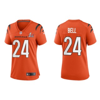 Women's Super Bowl LVI Vonn Bell Bengals Orange Game Jersey