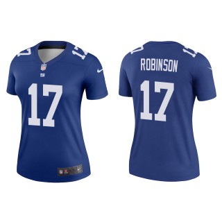 Women's Giants Wan'Dale Robinson Royal 2022 NFL Draft Legend Jersey