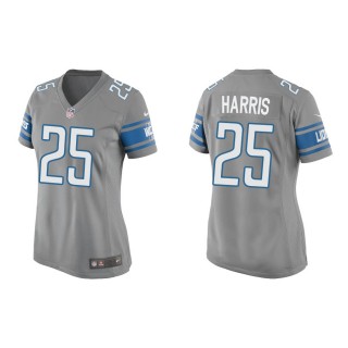 Women's Lions Will Harris Silver Game Jersey