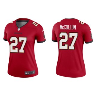 Women's Buccaneers Zyon McCollum Red 2022 NFL Draft Legend Jersey