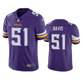 Minnesota Vikings Wyatt Davis Purple Vapor Limited Jersey