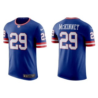 Xavier McKinney New York Giants Royal Classic Game T-Shirt