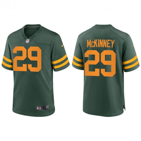 Men's Xavier McKinney Packers Green Alternate Game Jersey