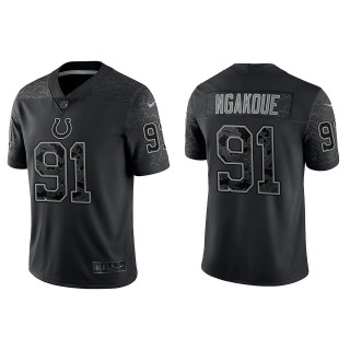 Yannick Ngakoue Indianapolis Colts Black Reflective Limited Jersey