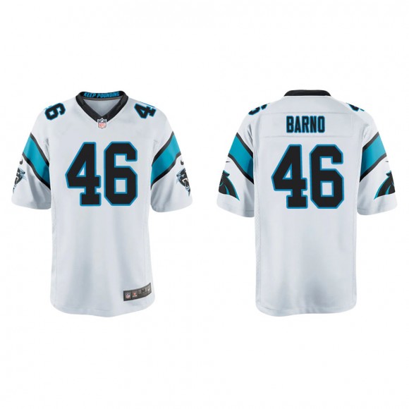 Youth Panthers Amare Barno White Game Jersey