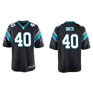 Youth Panthers Brandon Smith Black Game Jersey