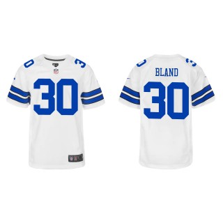 Youth Cowboys DaRon Bland White Game Jersey