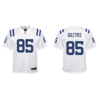 Youth Colts Andrew Ogletree White Game Jersey