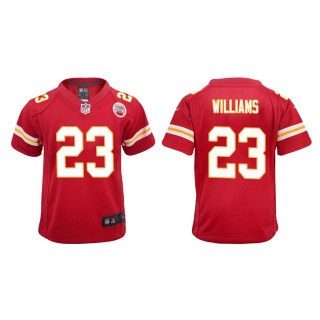 Youth Chiefs Joshua Williams Red Game Jersey