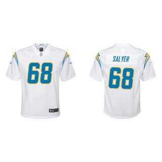 Youth Chargers Jamaree Salyer White Game Jersey