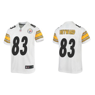 Youth Steelers Connor Heyward White Game Jersey