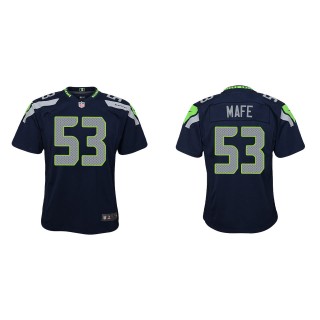 Youth Seahawks Boye Mafe College Navy Game Jersey
