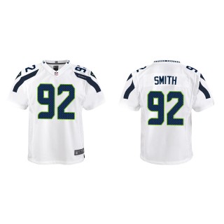 Youth Seahawks Tyreke Smith White Game Jersey