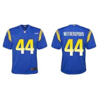 Youth Rams Ahkello Witherspoon Royal Game Jersey