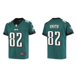 Youth Eagles Ainias Smith Midnight Green Game Jersey