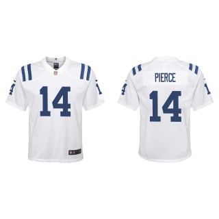 Youth Colts Alec Pierce White Game Jersey