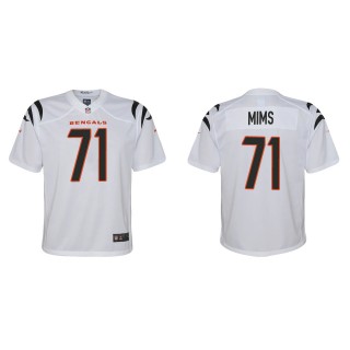 Youth Bengals Amarius Mims White Game Jersey